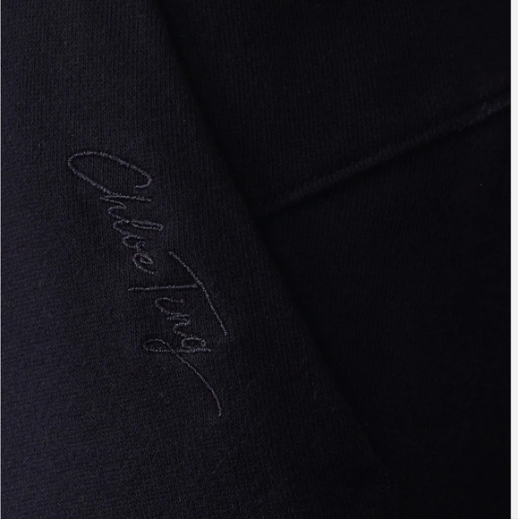 NWT Chloe Ting black embroidered joggers Size S (runs small) - Picture 2 of 6